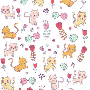 GATOS E FLORES CASUAL