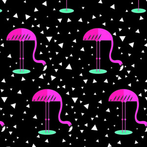 FLAMINGO GEOMÉTRICO CASUAL