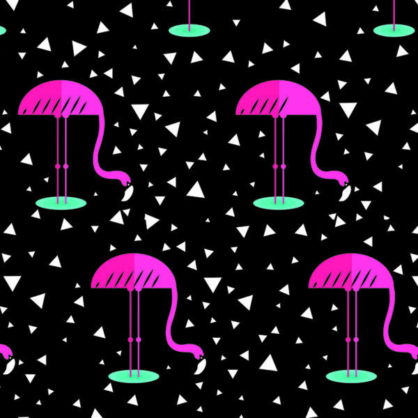 FLAMINGO GEOMÉTRICO CASUAL
