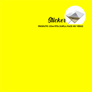 AMARELO STICKER - COM PELÍCULA 3MM