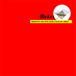 VERMELHO STICKER - COM PELÍCULA 3MM