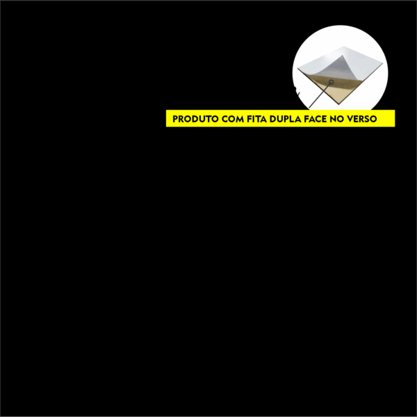 PRETO STICKER - COM PELÍCULA 3MM
