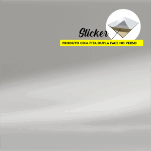 ESPELHADO SILVER STICKER - COM PELÍCULA 3MM
