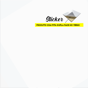 BRANCO STICKER - COM PELÍCULA 3MM